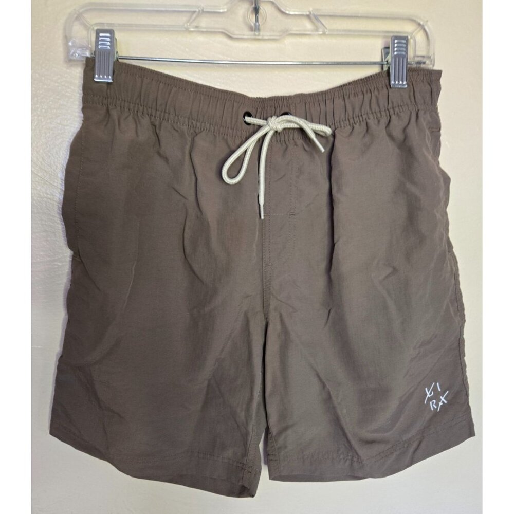Lira Crtv Scty 100% Nylon 6in Elastic Waist Shorts With Drawstring Size Small